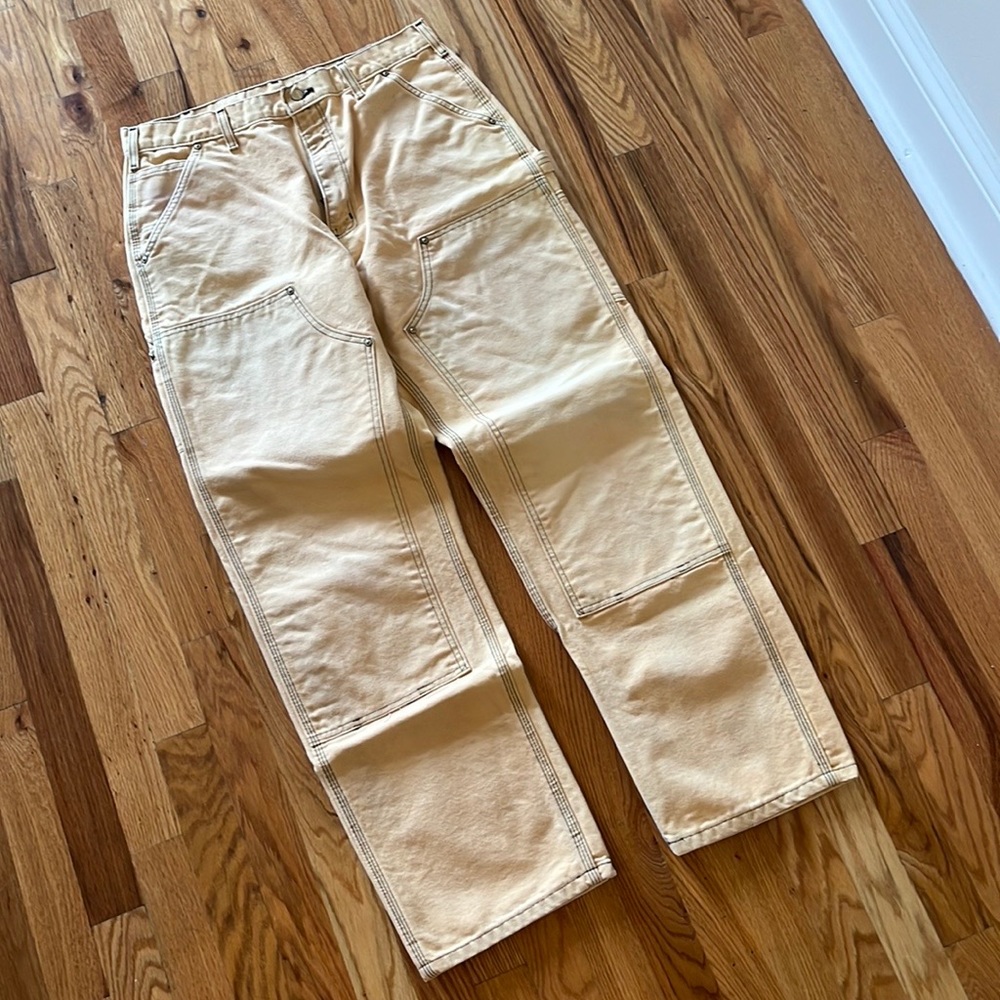 Carhartt Double Knee Work Pants 8 Pocket Sz 34x32
